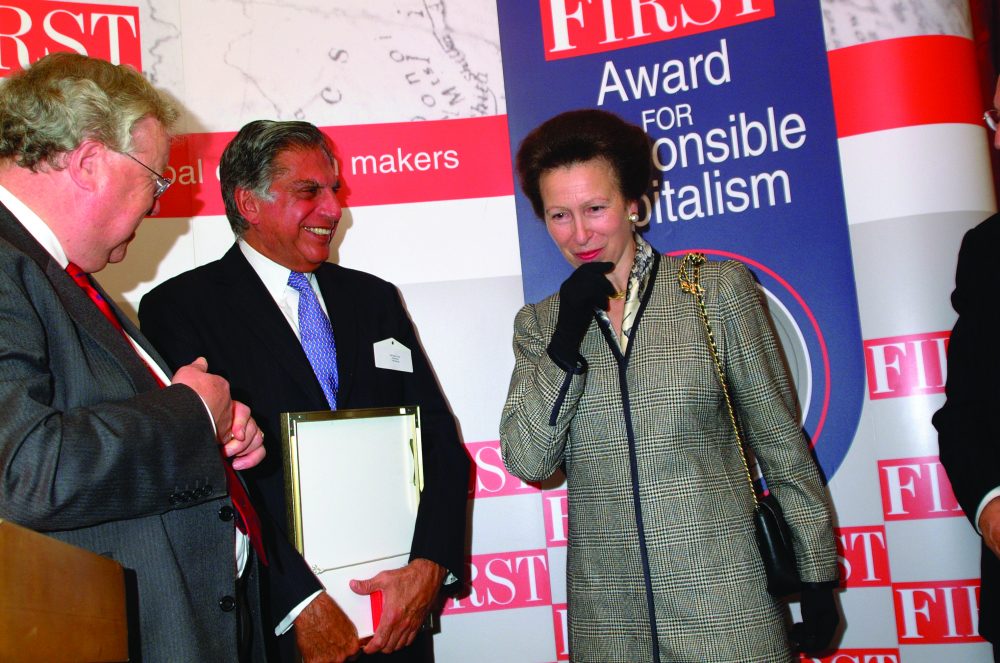 Ratan Tata, Chairman, Tata Group, and HRH The Princess Royal