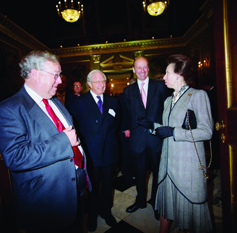 Sir Patrick Cormack FSA MP, Rt Hon Lord Woolf, Rupert Goodman, HRH The Princess Royal