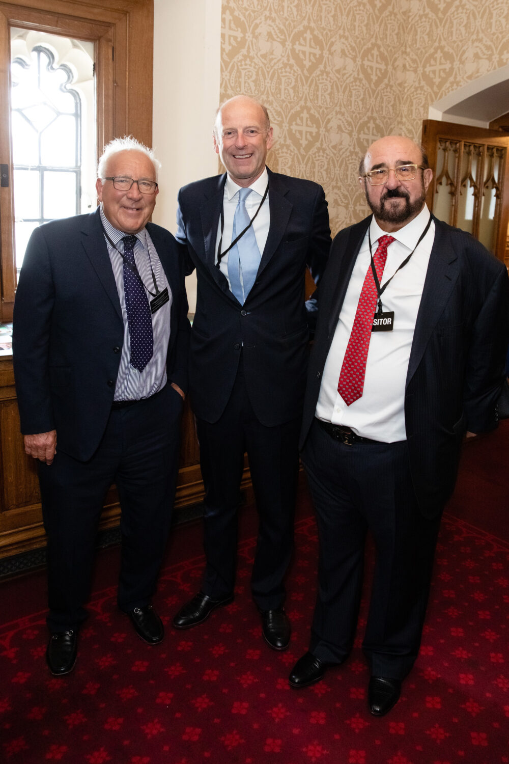 Sir John Timpson CBE, Rupert Goodman DL, Dr Jan Telensky