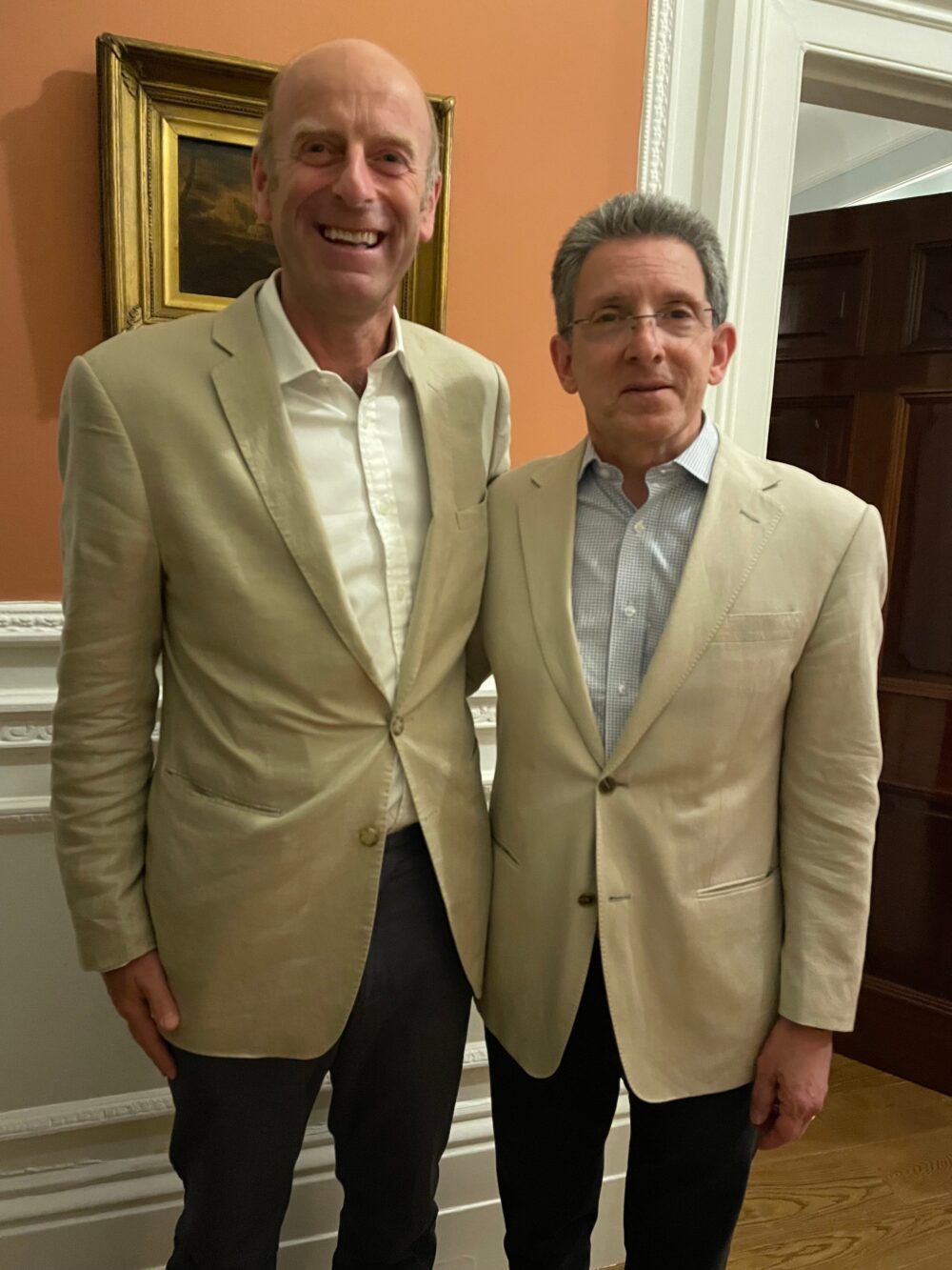 Rupert Goodman, Chairman of FIRST, and HE Juan Carlos Gamrra, Ambassador of Peru