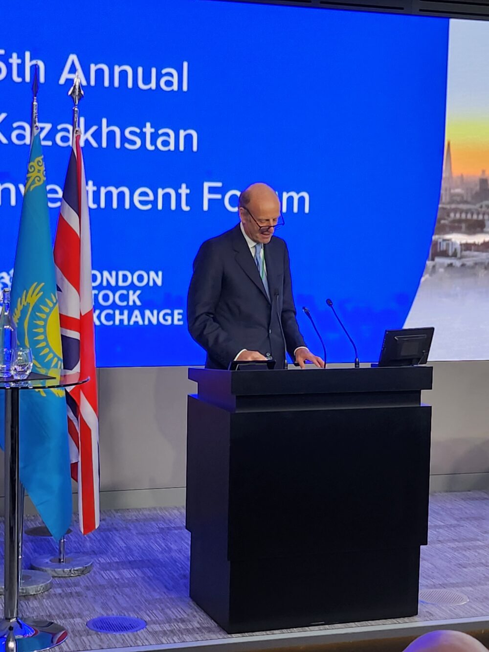 Rupert Goodman addresses the Kazakhstan Investment Forum 