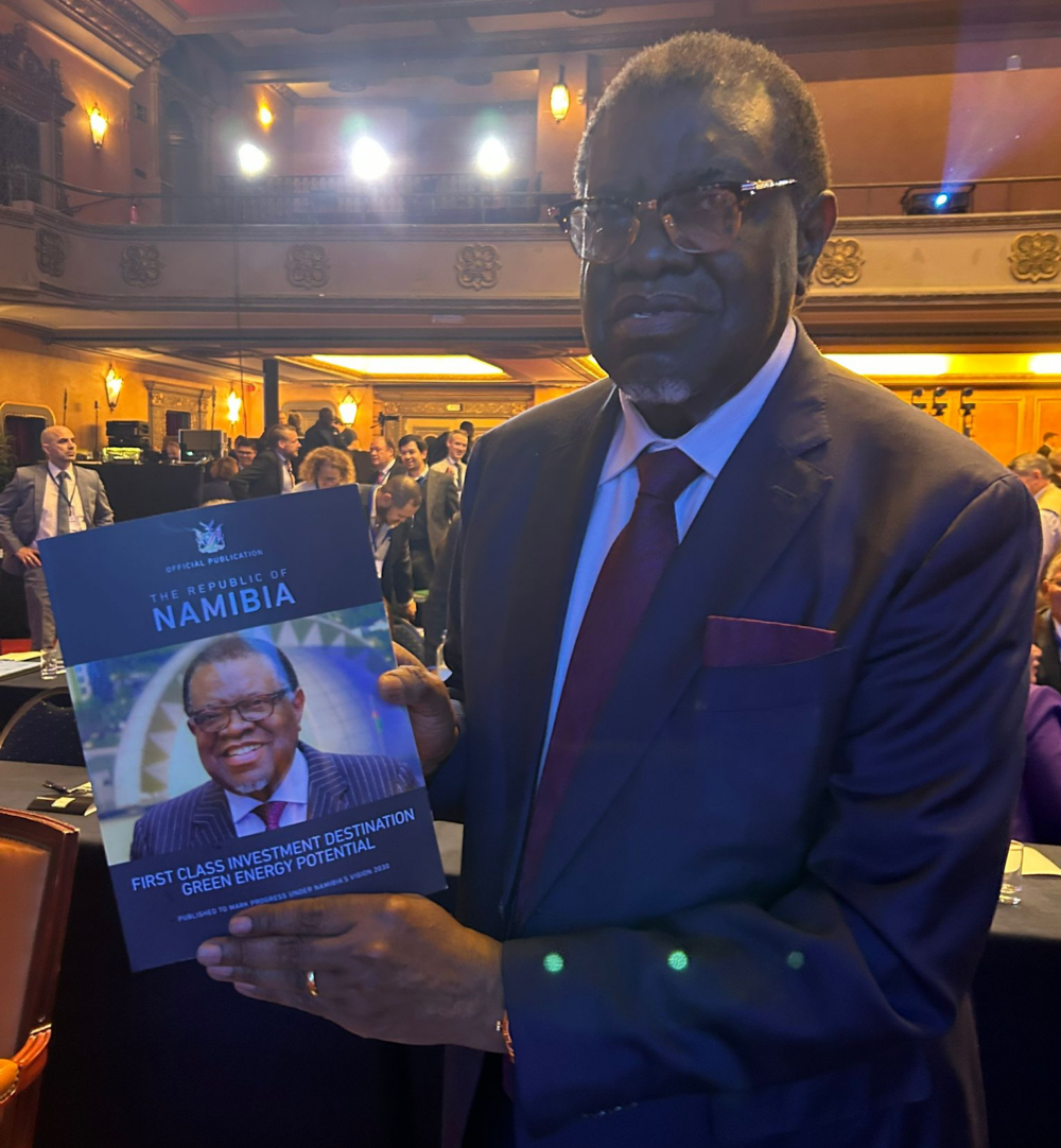 HE Dr. Hage G. Geingob, President of the Republic of Namibia launches the report Namibia 2023