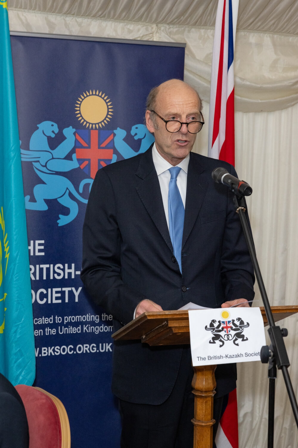 BKS Chairman - Rupert Goodman OBE DL giving a speech