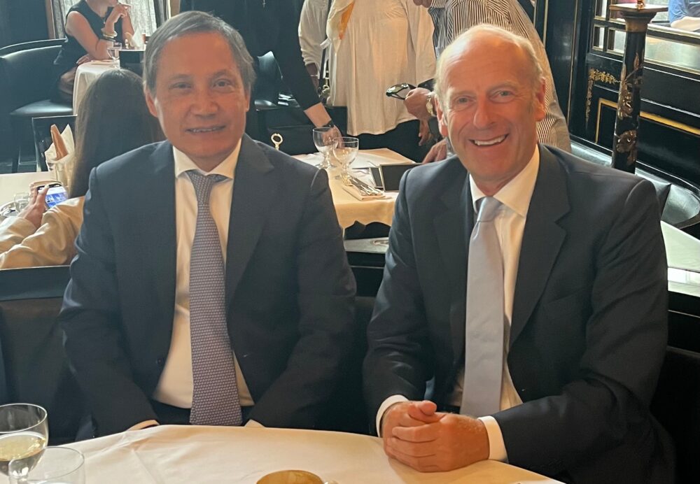 His Excellency Do Minh Hung, Ambassador of Vietnam to the Court of St James’s, and Rupert Goodman OBE, Chairman of FIRST