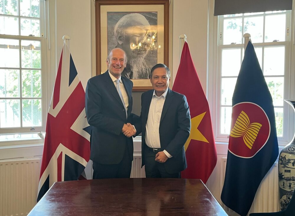 Rupert Goodman OBE DL and HE Do Minh Hung, Ambassador of Vietnam