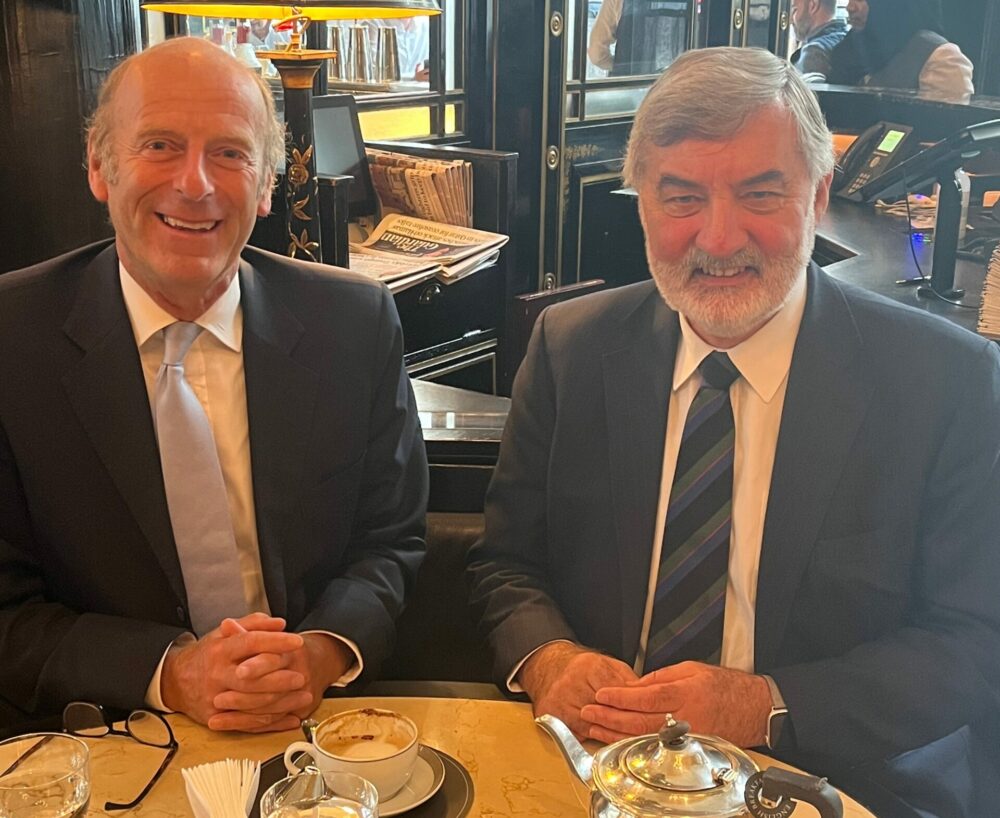 Rupert Goodman OBE DL and Rt Hon Lord Alderdice, UK Trade Envoy for Central Asia