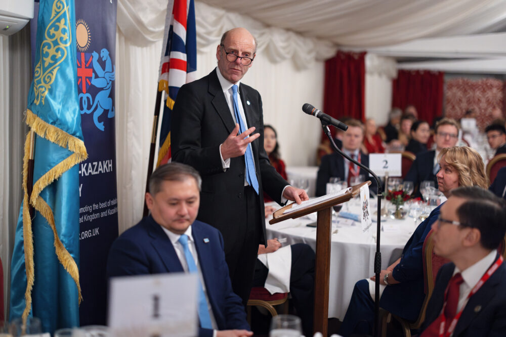 Rupert Goodman OBE DL addresses the House of Lords dinner