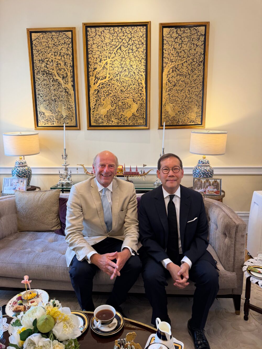 Rupert Goodman OBE DL and His Excellency Dr Nadhavathna Krishnamra, Ambassador of the Kingdom of Thailand Rupert Goodman OBE DL and His Excellency Dr Nadhavathna Krishnamra, Ambassador of the Kingdom of Thailand